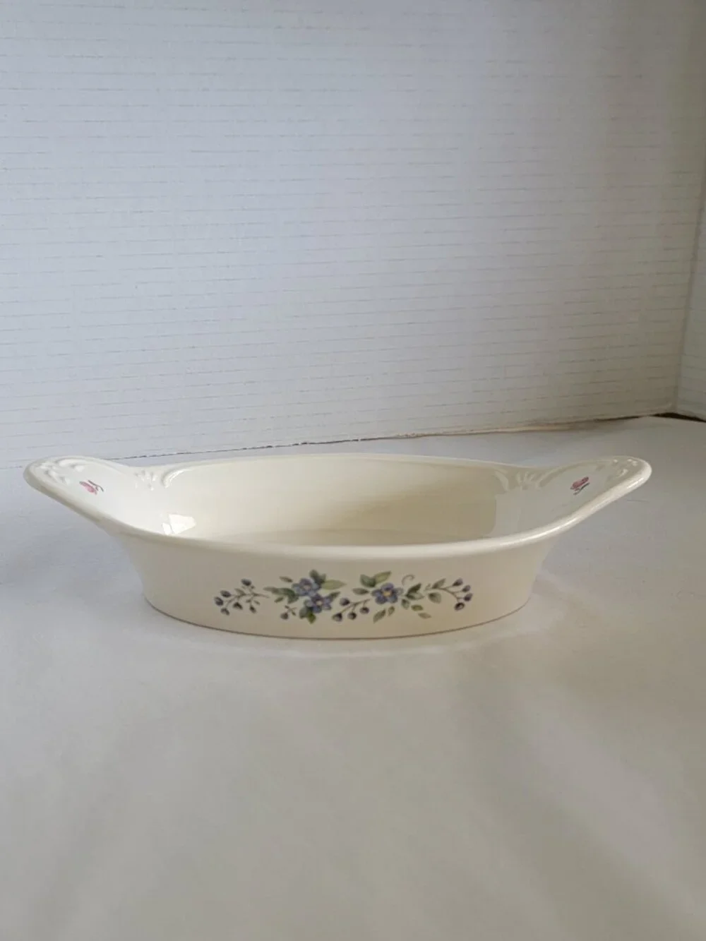Pfaltzgraff Meadow Lane Oval Au Gratin Casserole